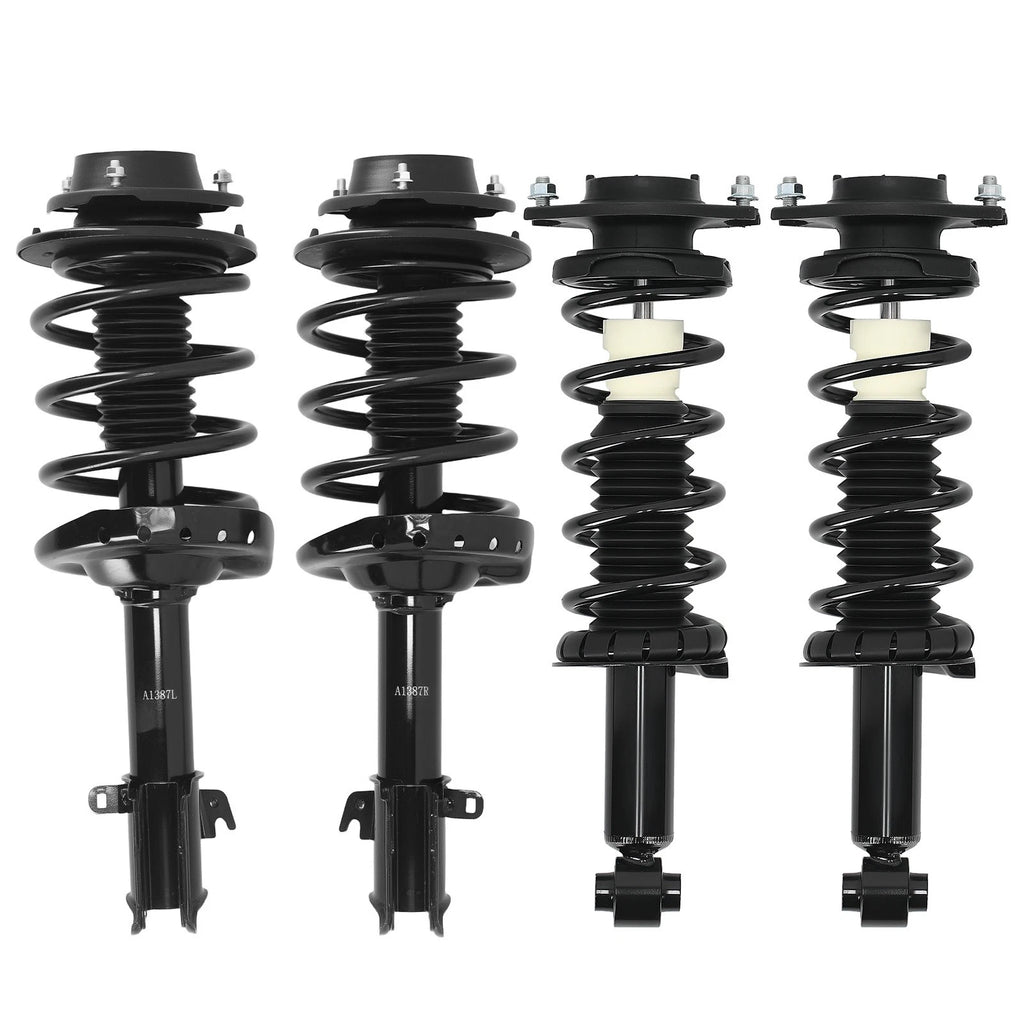 Set of 4 Complete Struts with Coil Spring for Subaru Legacy (2010–2012)