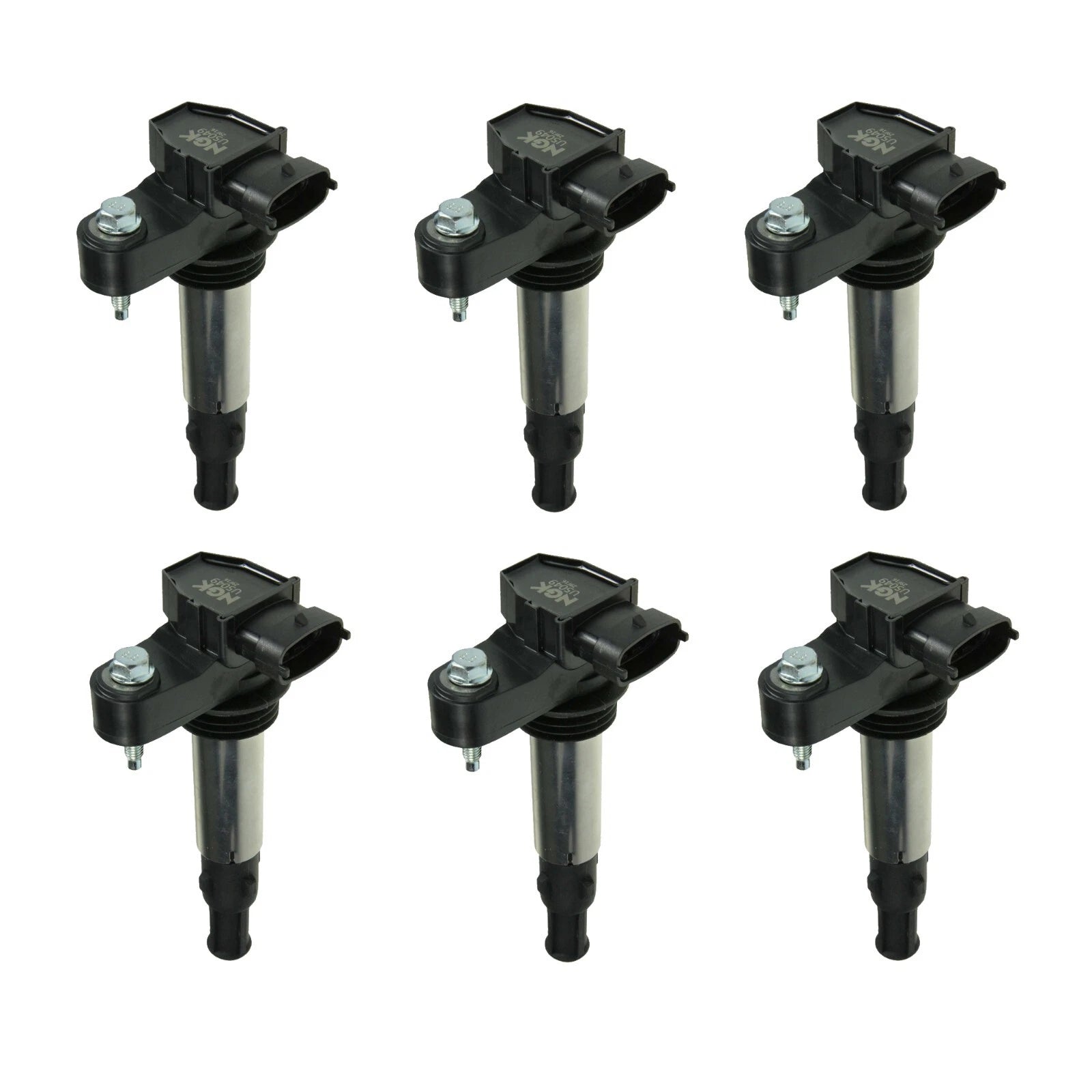 Set of 6 NGK COP Ignition Coils for Saab Saturn GMC Chevrolet Cadillac Buick