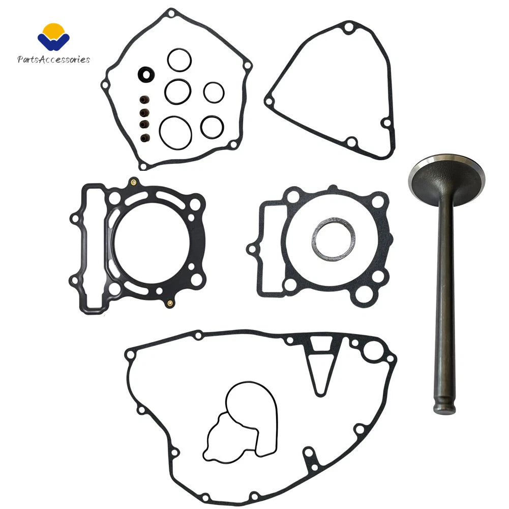Complete Engine Gasket Kit & Exhaust Valve for Kawasaki KX250F KX250 (2004–2008)