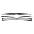 Stainless Black Rivet Studs Mesh Grille for Chevy Silverado 2500/3500 (2011-2014)
