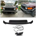 Hood Molding Trim for Toyota FJ Cruiser (2007–2014) Black Painted