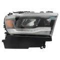 Headlight for Dodge RAM 1500 (2019–2023) Right Passenger Side LED w/DRL