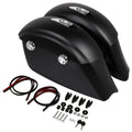 Matte Black Saddle Bags Electronic Latch for Indian Chieftain Dark Horse (2014–2018)