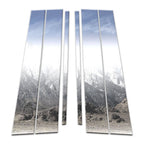 Chrome Pillar Post Covers 6 Piece Replacement for Lexus GX (2010–2016)
