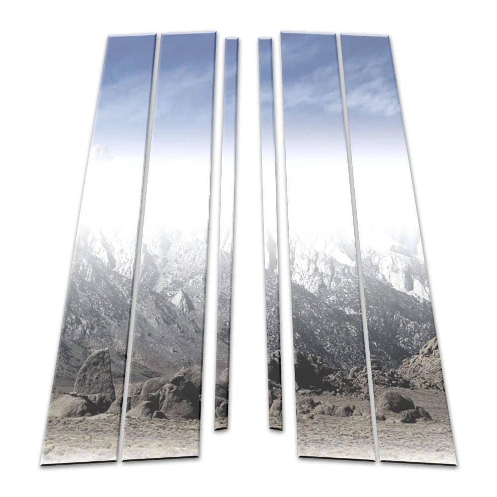 Chrome Pillar Post Covers 6 Piece Replacement for Lexus GX (2010–2016)