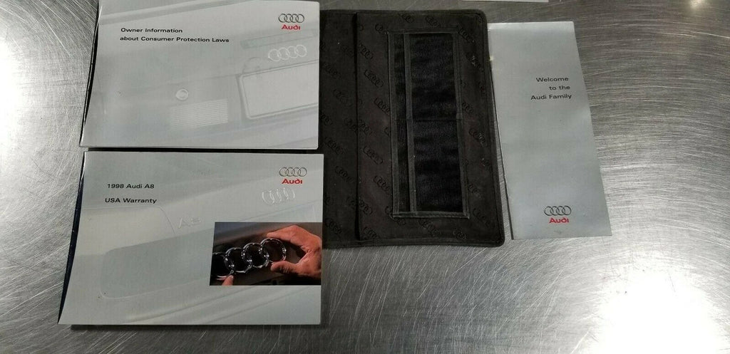 Set of 2 Owners Manuals for Audi A8 (1998)