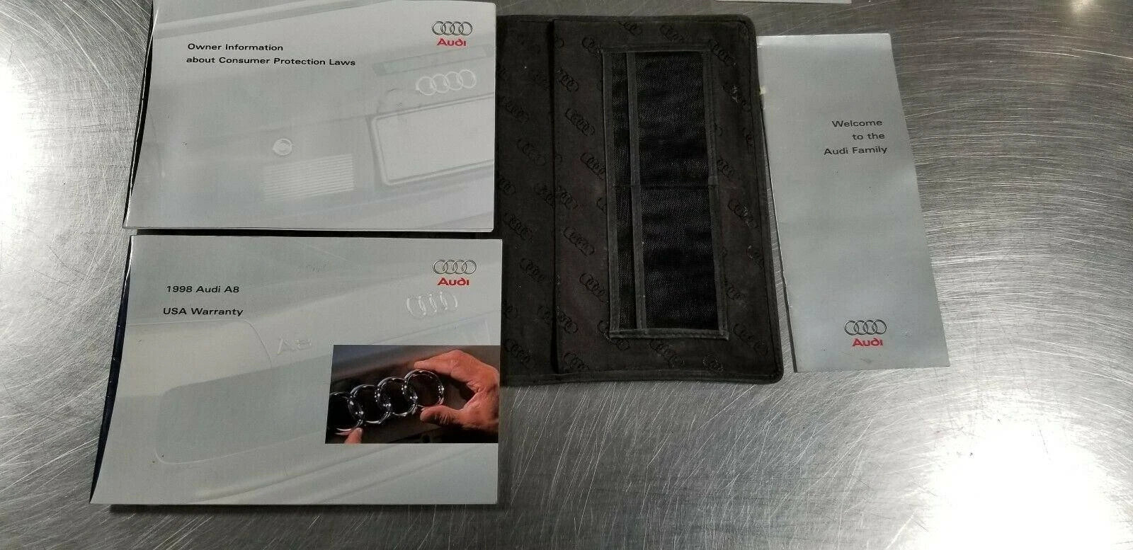 Set of 2 Owners Manuals for Audi A8 (1998)