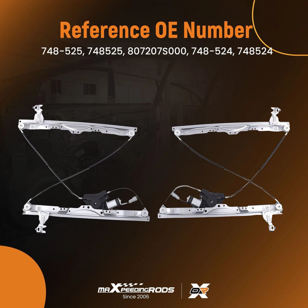 Pair Window Regulators with Motor for Nissan Titan (2004-2015)