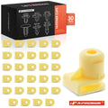 30x Nylon Yellow Headlight Grille Bumper Molding Retainer for BMW
