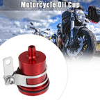 Front Brake Master Cylinder Oil Tank Cup for Yamaha & Honda Motorcycles Red
