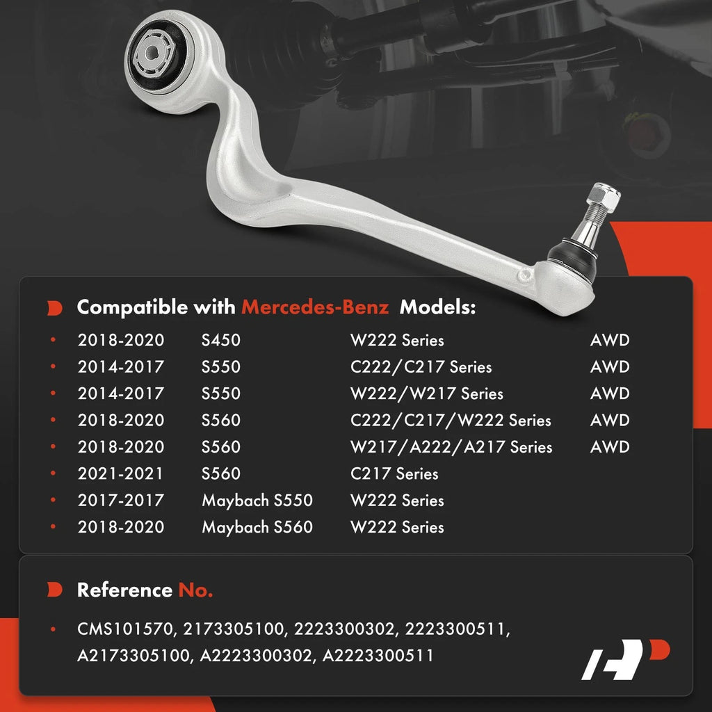 Front Left Lower Control Arm with Ball Joint for Benz W222 (2014-2020)