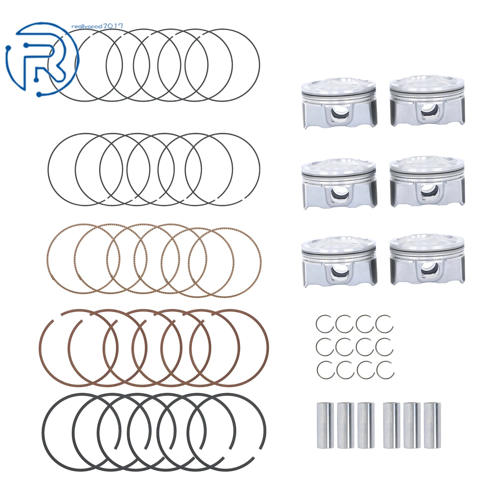 Piston & Piston Ring Set for Kia Sorento, Hyundai Santa Fe (2013-2019)