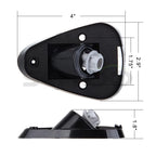 5X Smoke Lens Roof Running Cab Marker Light T10 w/ Base for Ford
