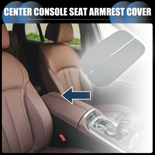 1 Pair Armrest Protector Cover Pad for BMW X5 X6 (2010–2018) Neoprene Gray