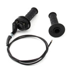 7/8" Motorcycle Black Handle Throttle Clamp Grip