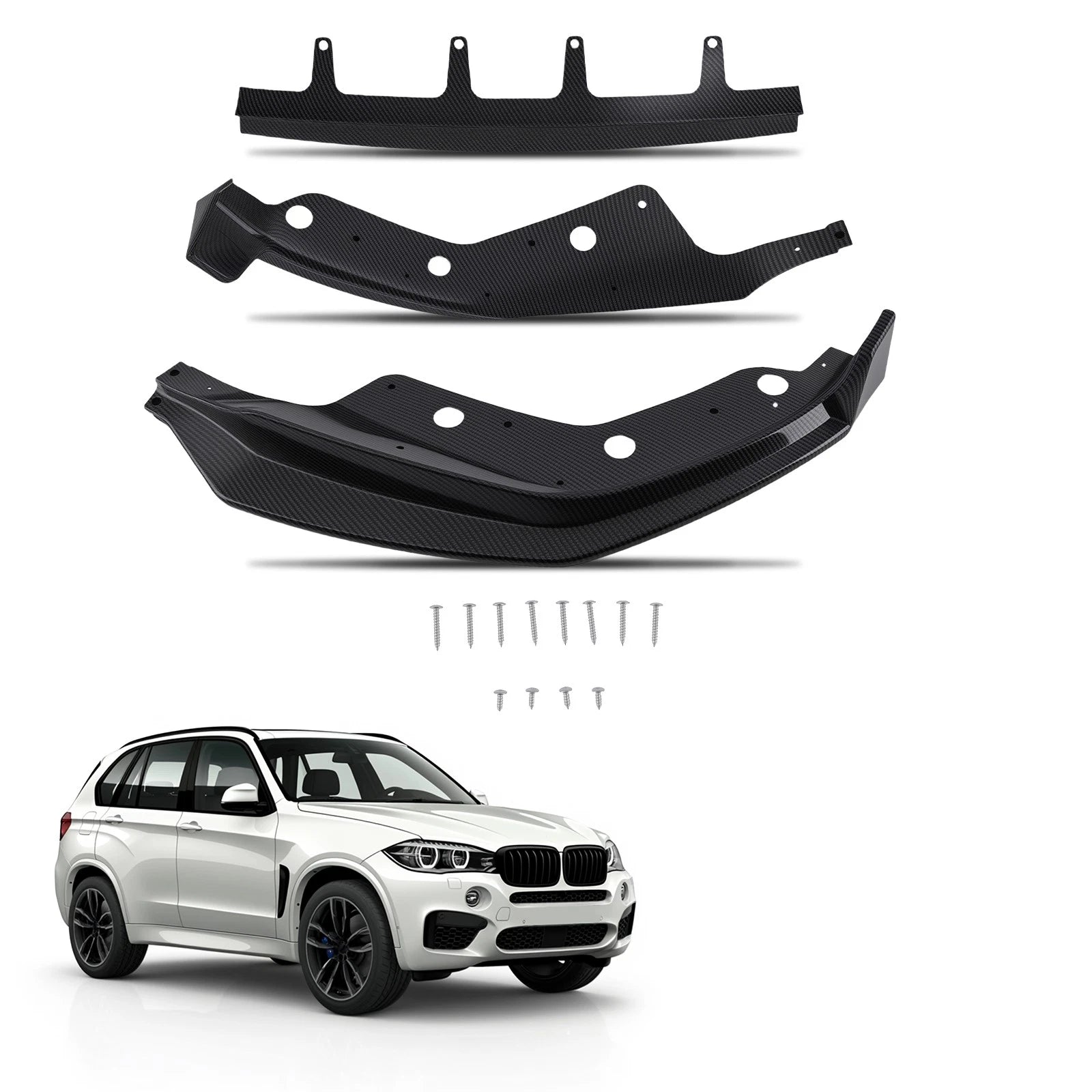 Front Bumper for BMW 3-Series G20 M Sport Sedan (2019–2021) Carbon Look