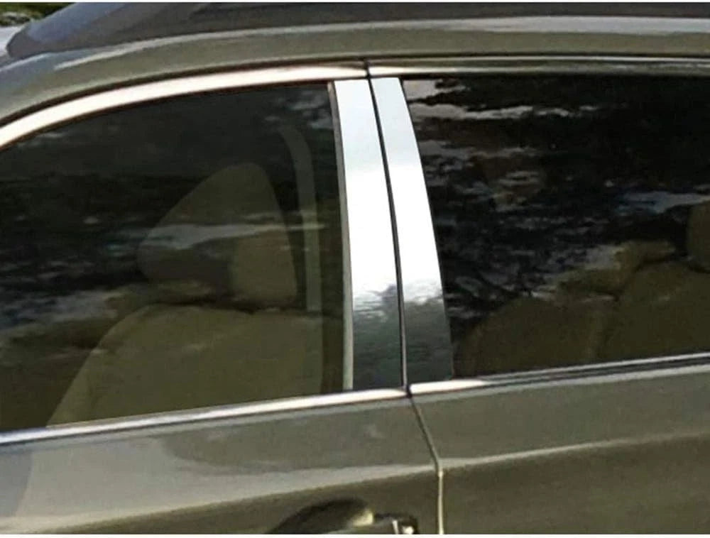 4pc Luxury FX Stainless Steel Pillar Post Trim for 2015-2019 Subaru Outback