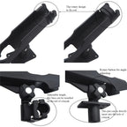 Adjustable Side Rail Mount Fishing Pole Rod Holder for Kayak Boat (1PC)