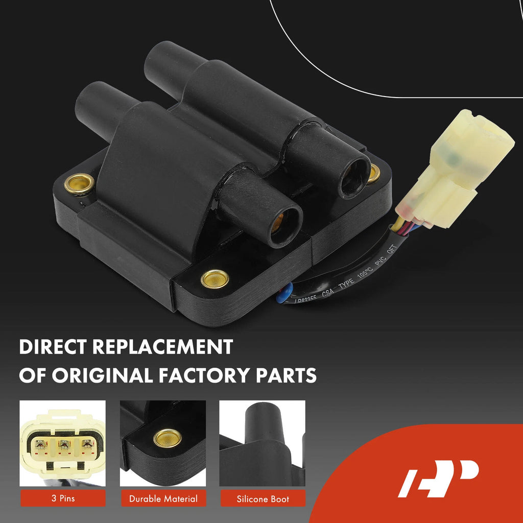 1x Ignition Coil & 4x Iridium Spark Plugs for Subaru Impreza