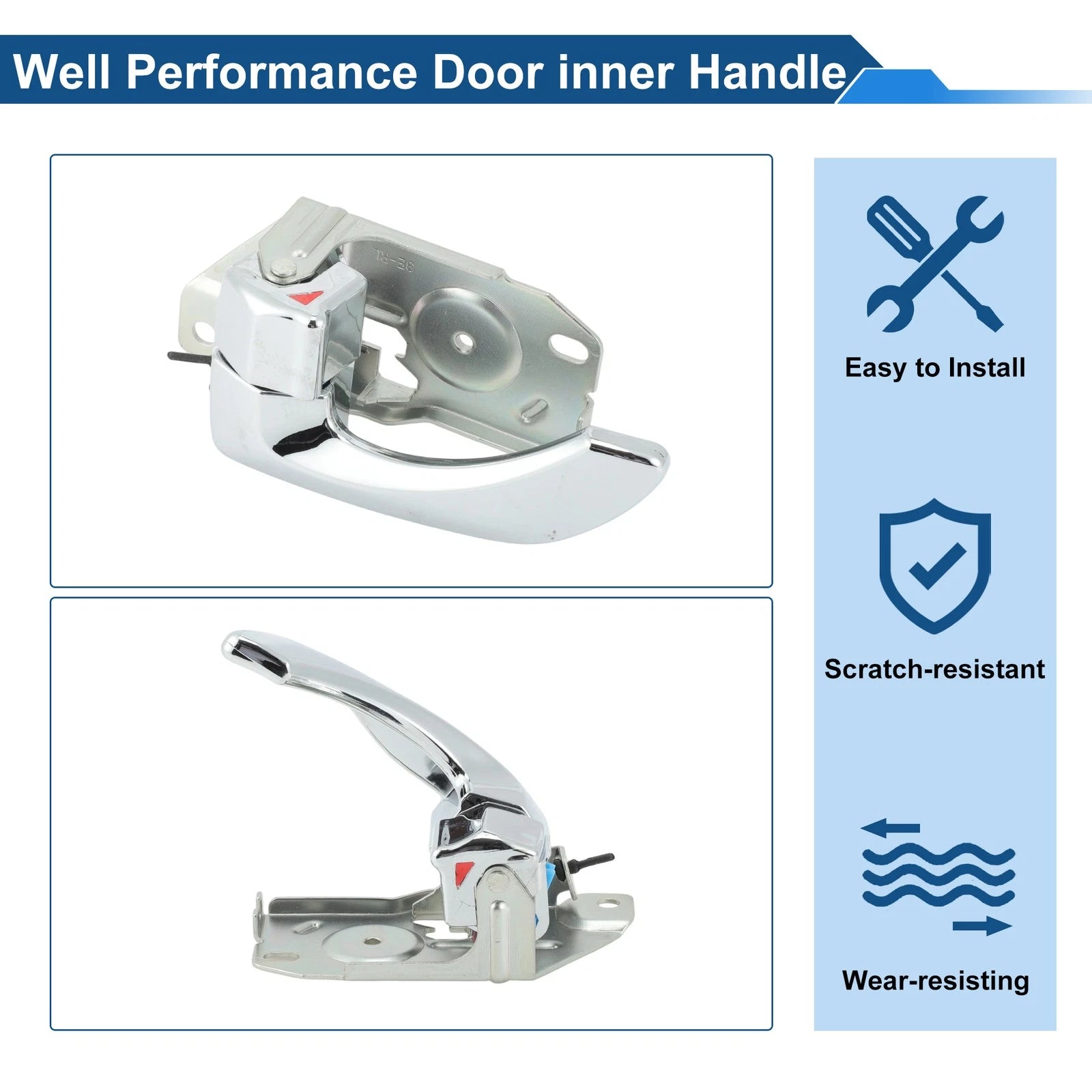 Rear Left Passenger Side Interior Door Handle for Kia Sorento (2011–2016) No. 836103E010