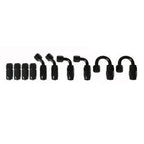 Braided Fuel Hose Line & Swivel Hose End Fitting Kit for Universal