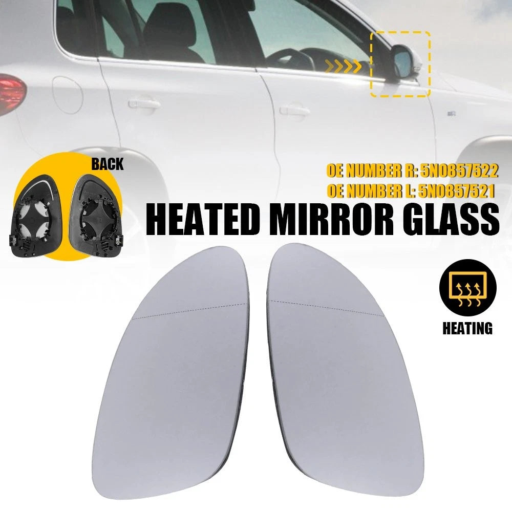 Heated Mirror Glass for Volkswagen Tiguan (2009–2017)