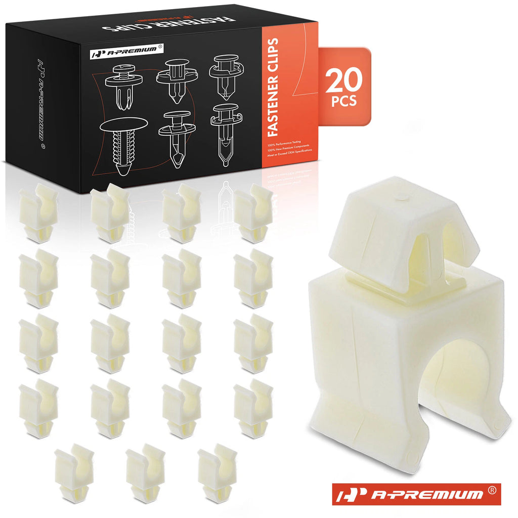 20Pcs Nylon Fastener Hood Prop Rod Clips for Ford