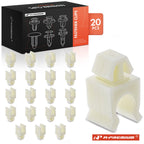 20Pcs Nylon Fastener Hood Prop Rod Clips for Ford