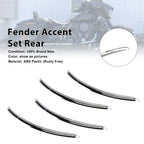 Set of 2 Rear Fender Accents for FLHX Street Glide (2006–2013) Chrome