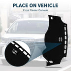 Dashboard Cover Mat for Toyota Vellfire Alphard (2015–2020) - Black Set
