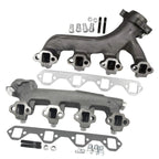 2X Exhaust Manifold with Gasket Kit for Ford F-150 250 350