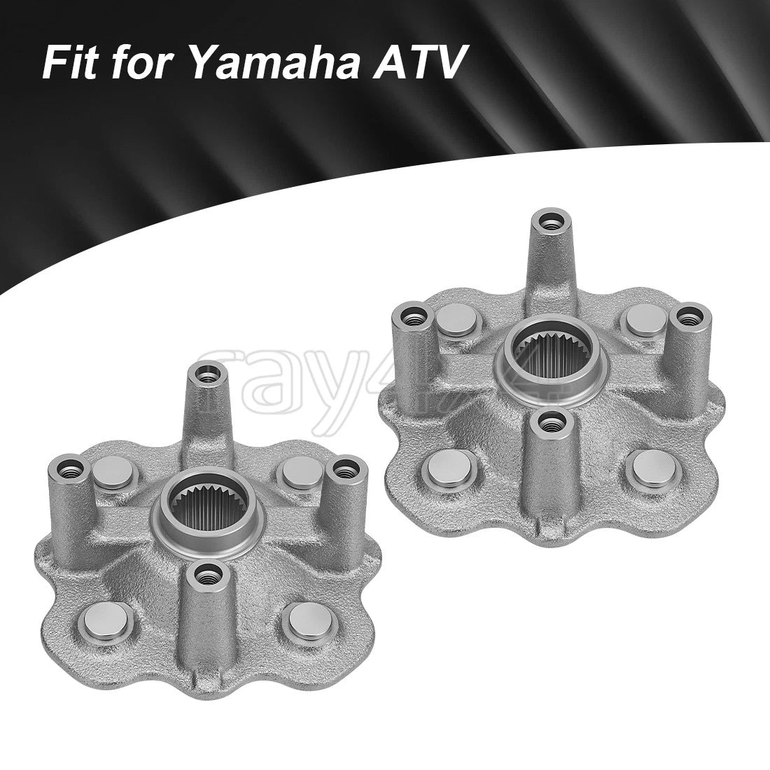 Front Left Right Hubs for Yamaha Grizzly 350 400 450 (2007–2014)