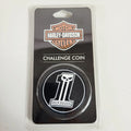 Skull Challenge Coin for Harley-Davidson (1.75 in, Black, 8005023)