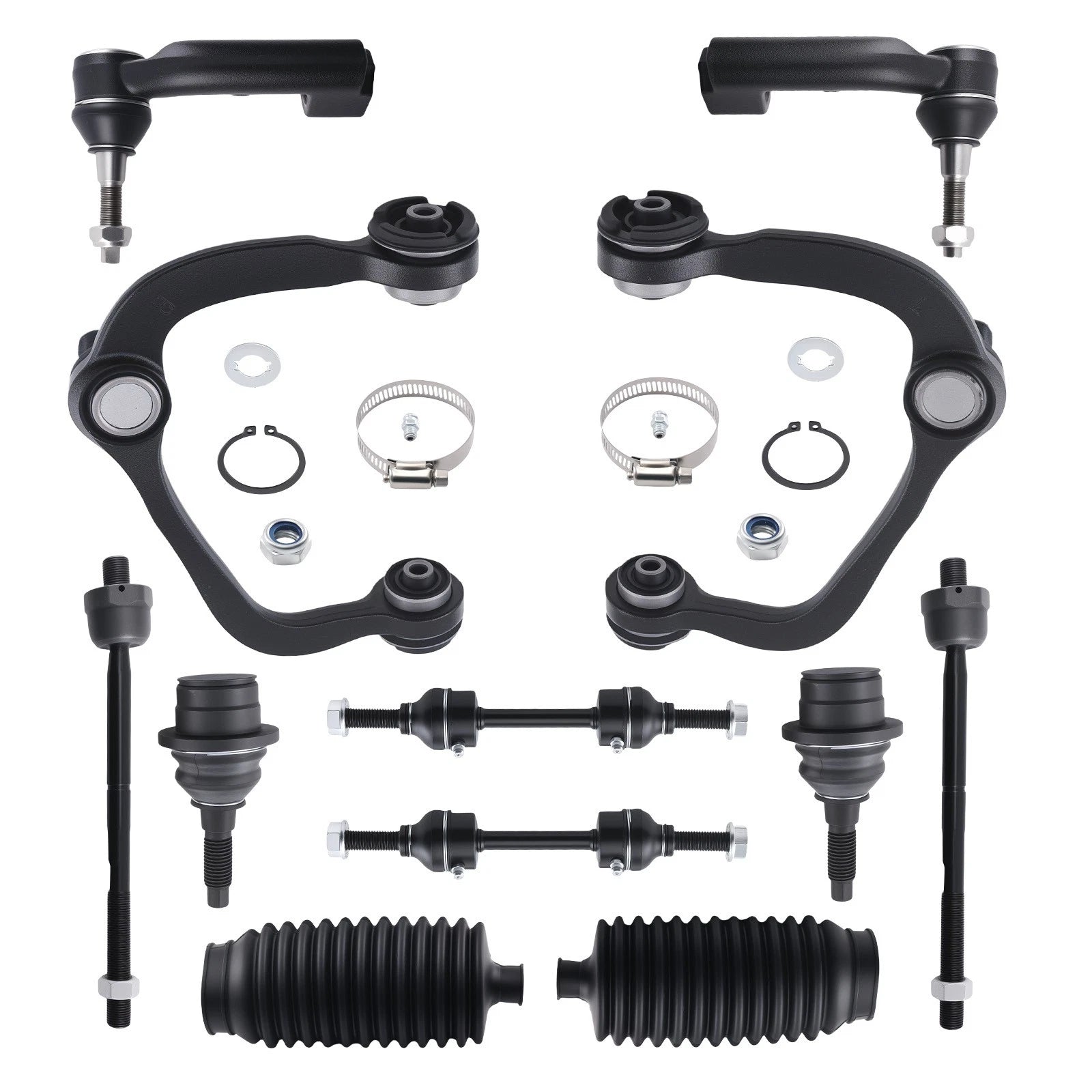 Front Upper Control Arm Lower Ball Joint Tie Rod for Ford F-150 (2009–2014)