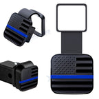 Universal Blue Line Tow Hitch Cover for Universal Fit (—)