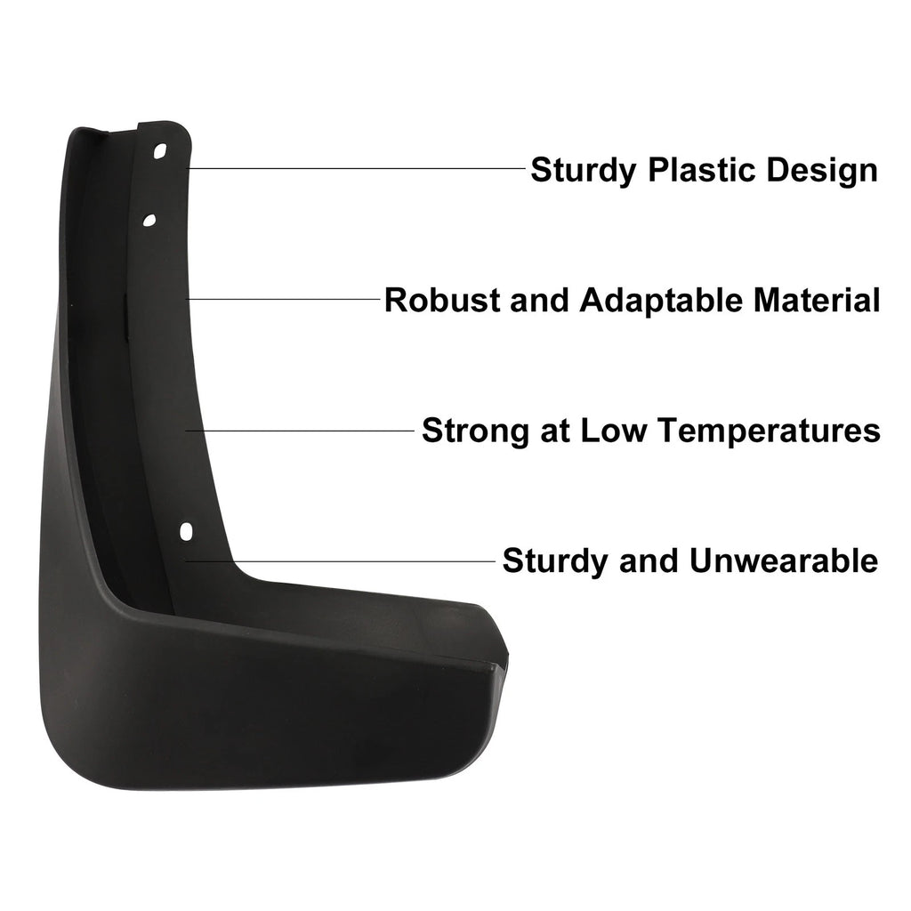 Set of 2 Front & Rear Mud Flap Splash Guards for Buick Envision (2016–2019)