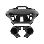 Inner Outer Fairings Speaker Covers for Harley Road Glide (2015–2024) Vivid Black