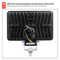 LED Headlights Rectangular 2 x 3x5 Inch 60W for Car