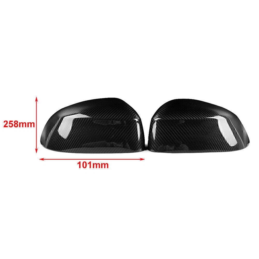 Pair Carbon Fiber Mirror Covers for BMW X3 E73 X4 F26 X5 F15 (2014–2017)