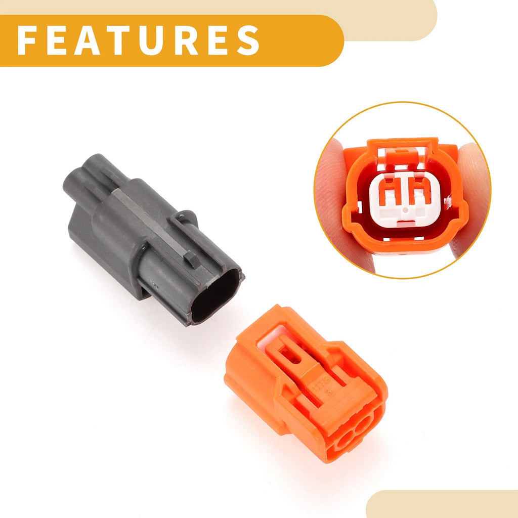 2 Pin Air Intake Sensor Turn Signal Connector Plug for Honda K20 (2000–2009)