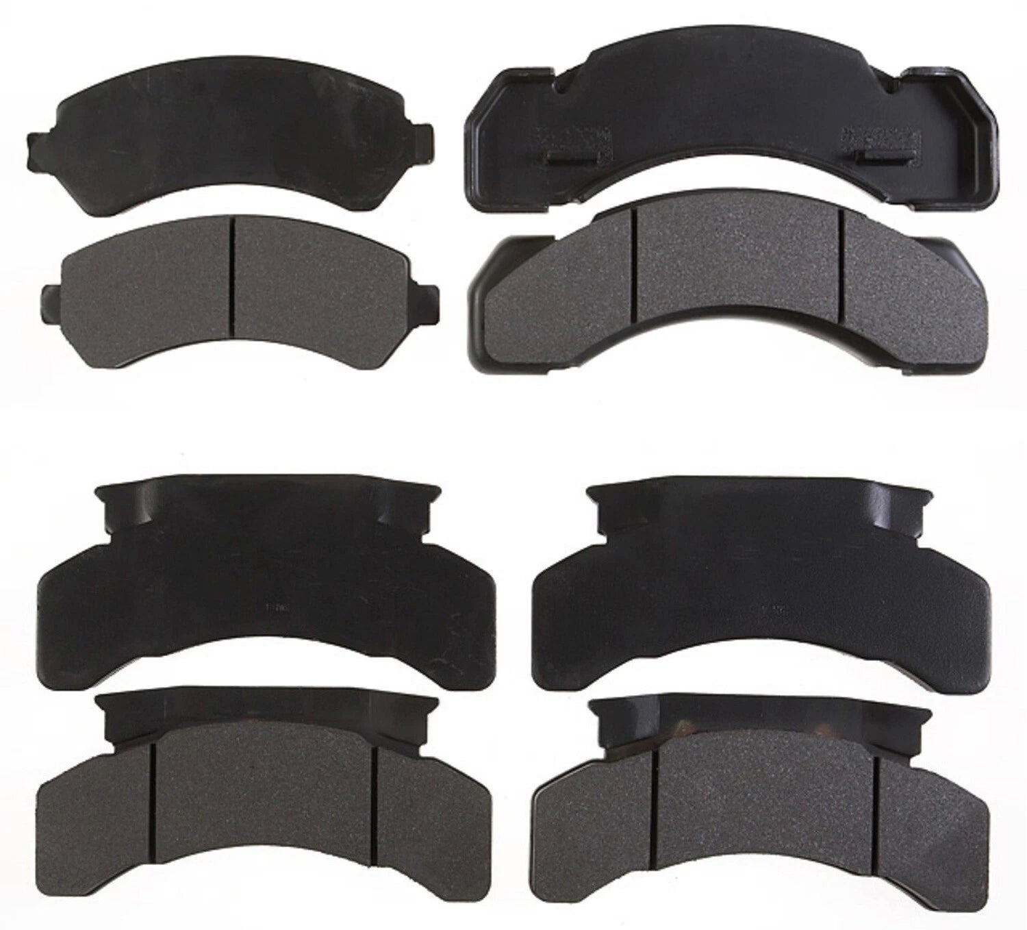 Set of 4 Semi-Metallic Brake Pads for GMC P4500 (1988–1990)