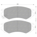 Front Disc Brake Pad Set 2.0L for Nissan NX NXR B13 (1991-1995)