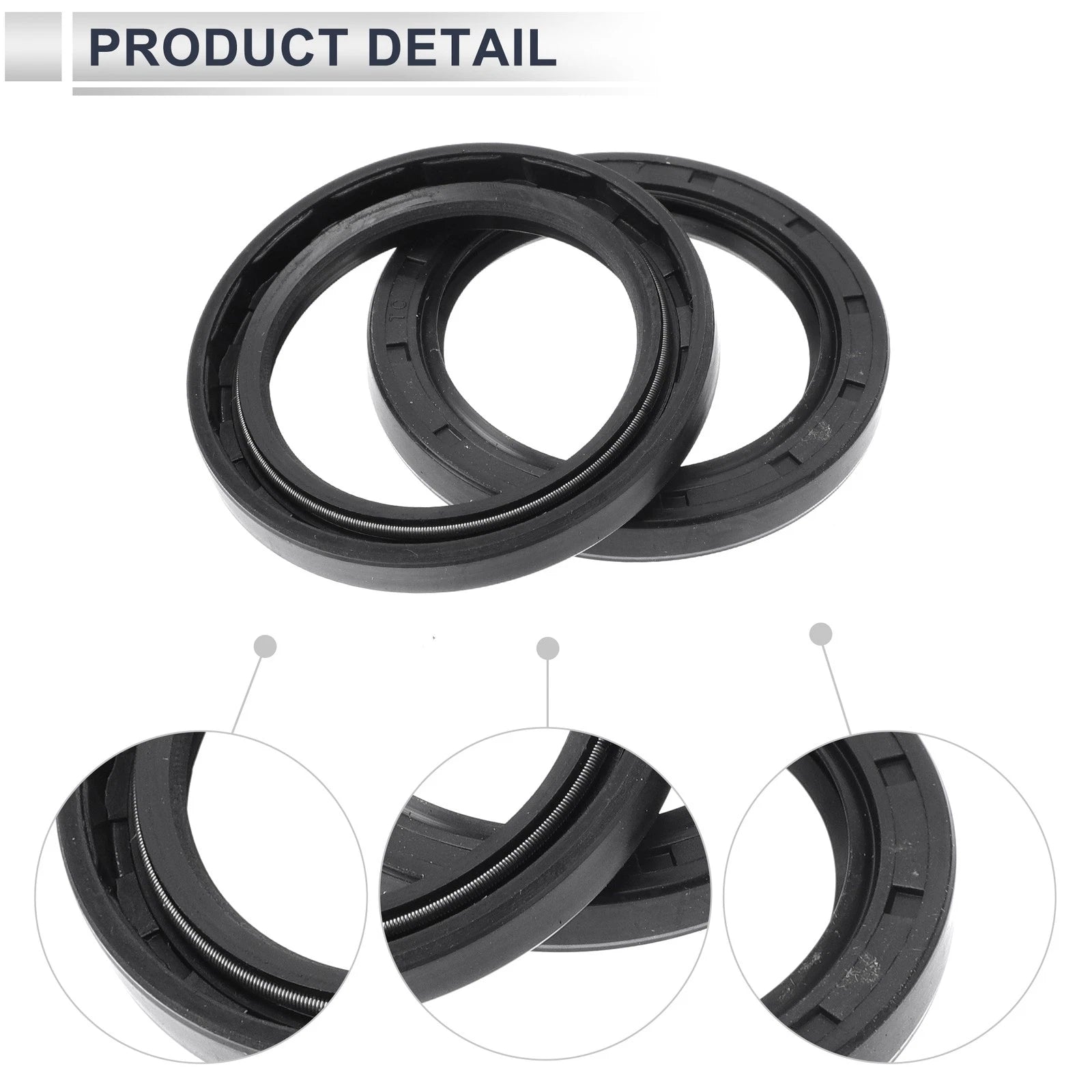 Set of 5 Oil Seal Rotary Shaft Seal Nitrile Rubber 44x60x7mm