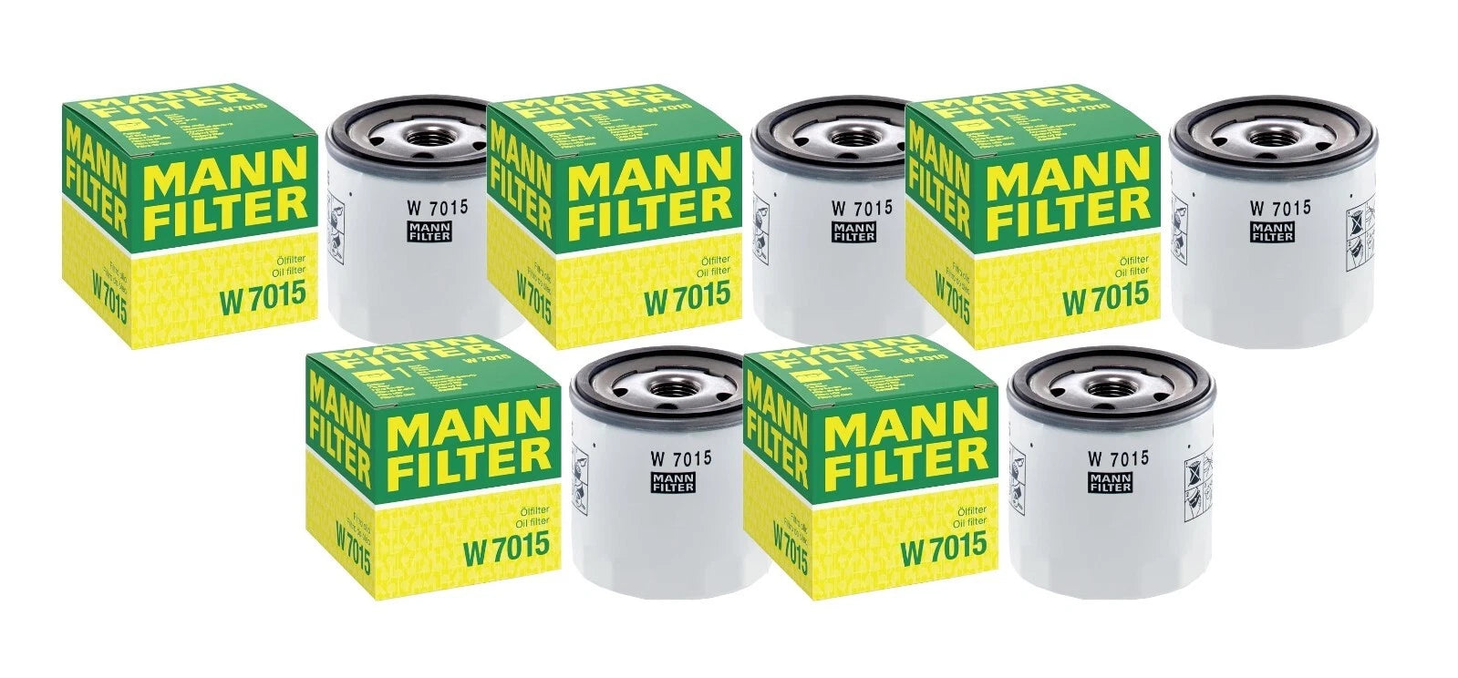 Set of 5 Engine Oil Filters for Ford Jaguar Land Rover Lincoln Mercury