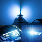 2x COB H4 HB2 9003 LED Headlight Bulbs for High Low Beam (8000K)