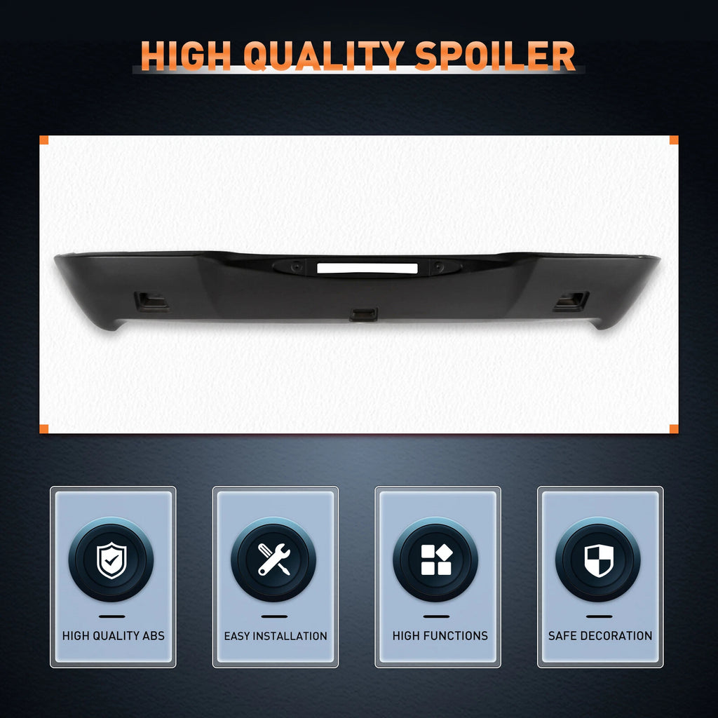 Matte Black Wing Spoiler for Honda CR-V (2012-2016)