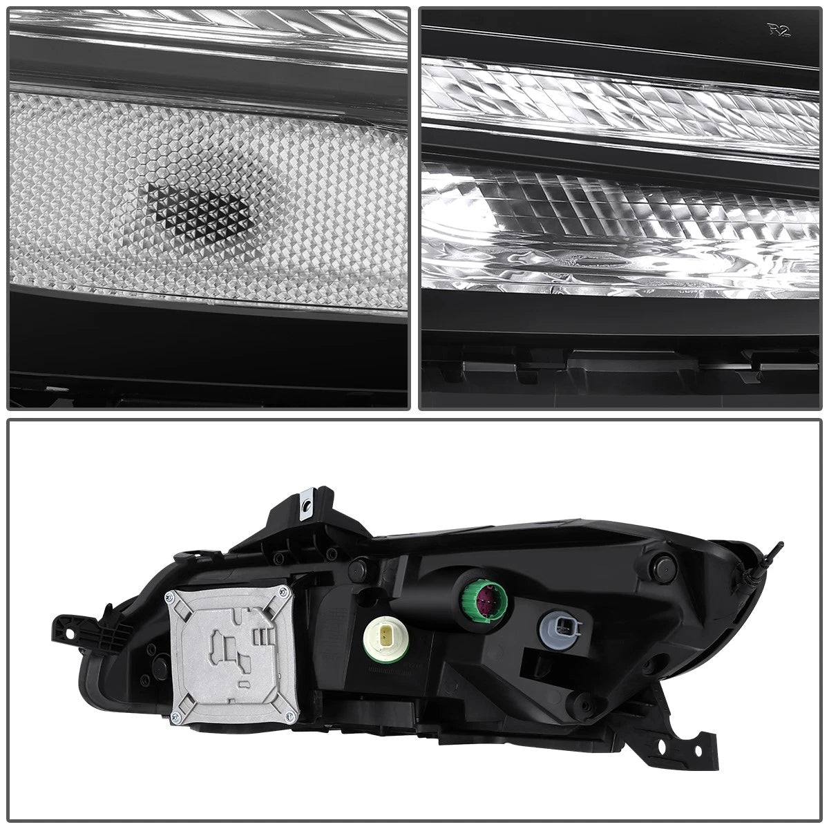 Projector Headlights with LED DRL for Jeep Cherokee (2014–2018)