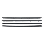Set of 6 Window Sweep & Run Channel Seal Rubber for GMC Chevy Blazer (1982–1994)