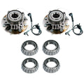Front and Rear Wheel Bearings & Hubs Kit for Silverado Sierra 3500 (2001–2019)