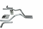 2.5" Dual Exhaust Kit for Chevy GMC 1500 (2019–2025) No Muffler, Side Exit